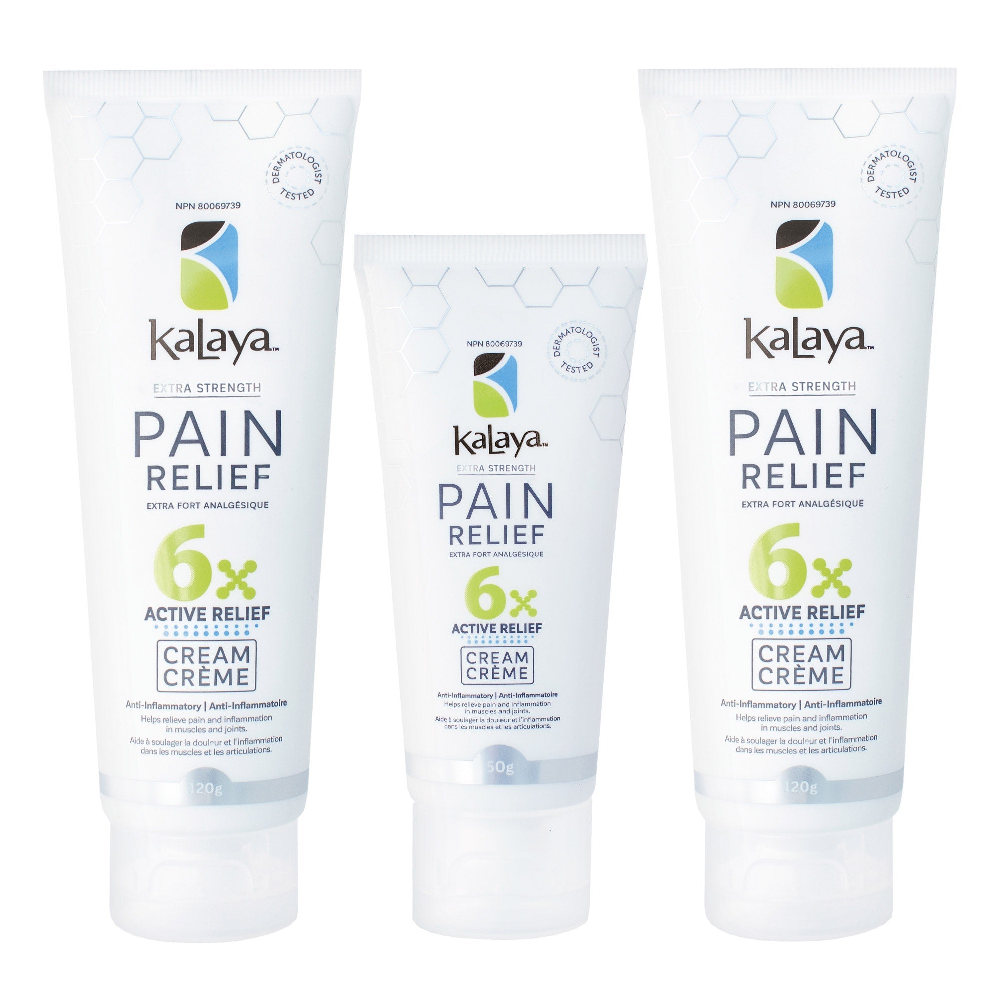 KaLaya KaLaya 6x Extra Strength Pain Relief Cream, 2 x 120 g + 50 g 產品圖片 2