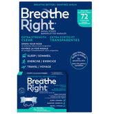 Breathe Right Breathe Right Extra Strength Clear, 72 Strips 產品圖片 1