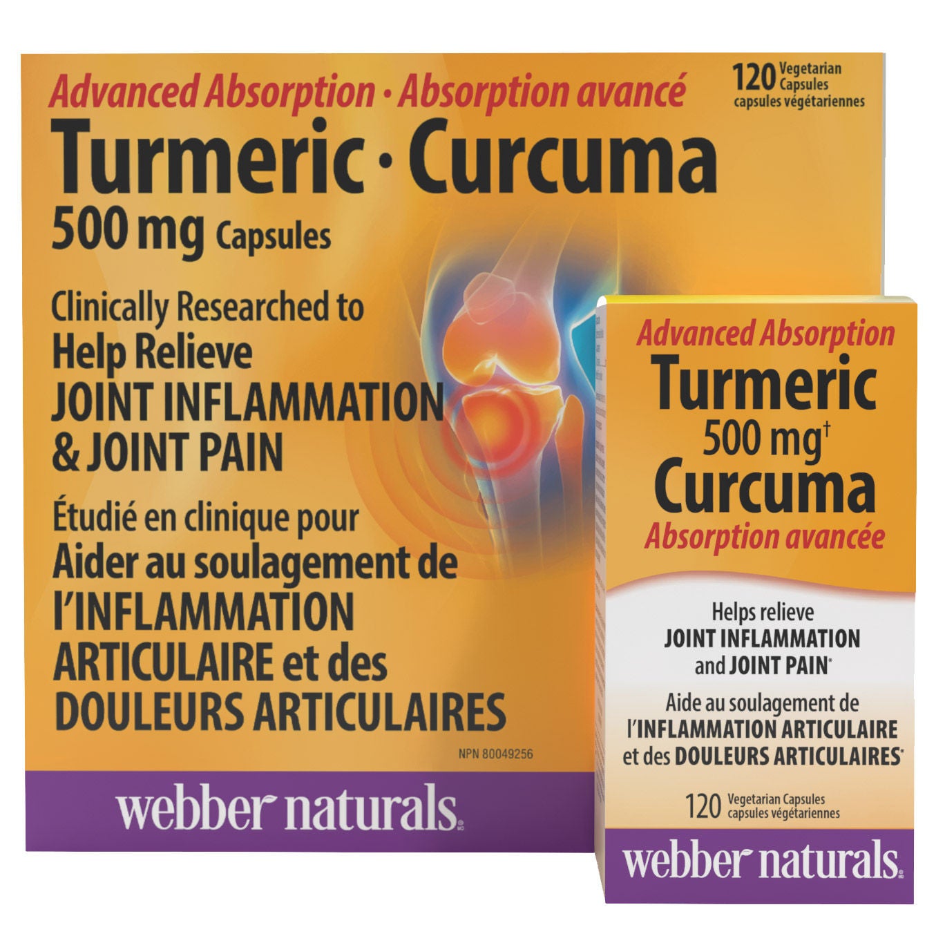 Webber Naturals Advanced 薑黃高吸收膠囊 (120粒) 產品圖片 3