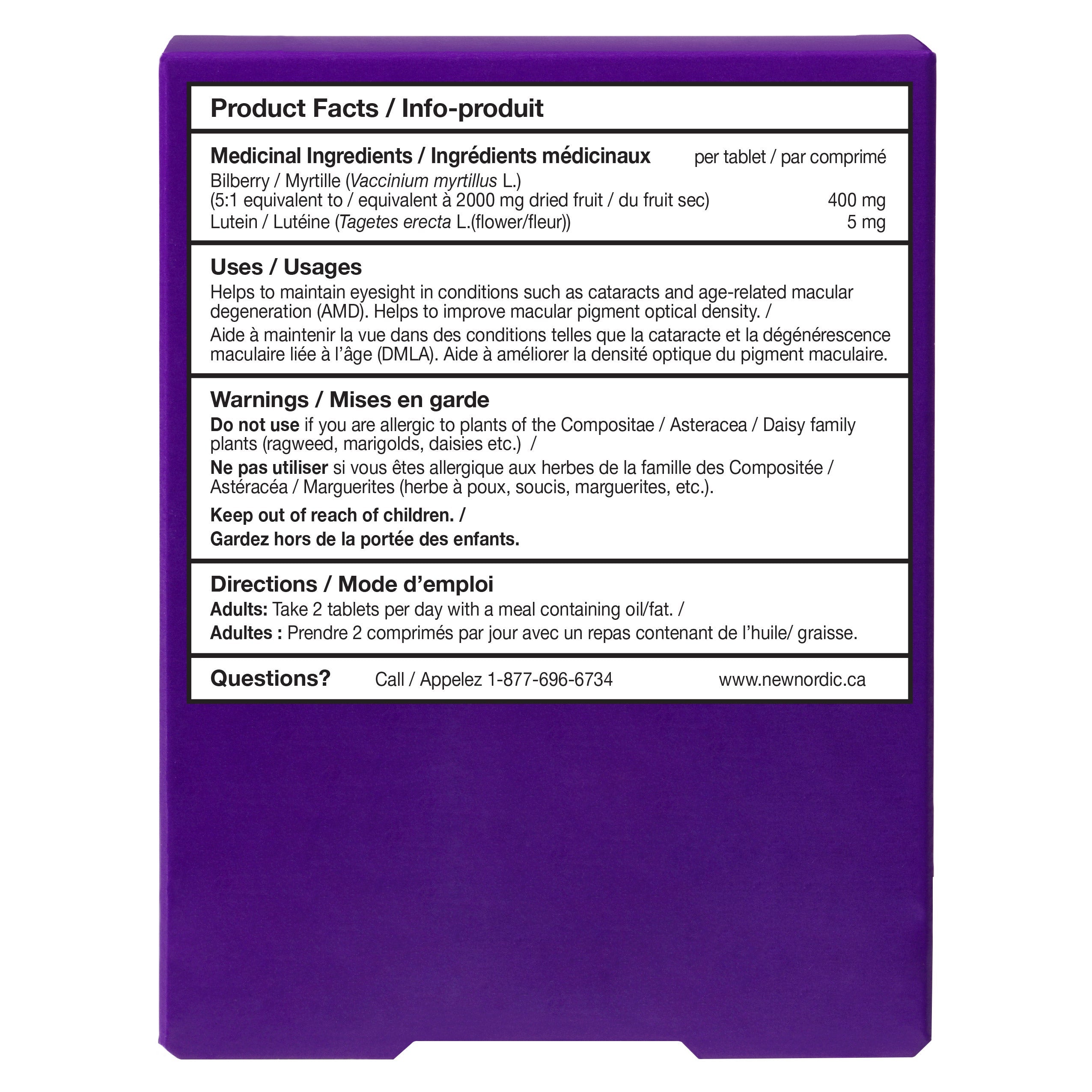 New Nordic New Nordic Blue Berry Strong, 3 x 60 Tablets 產品圖片 2
