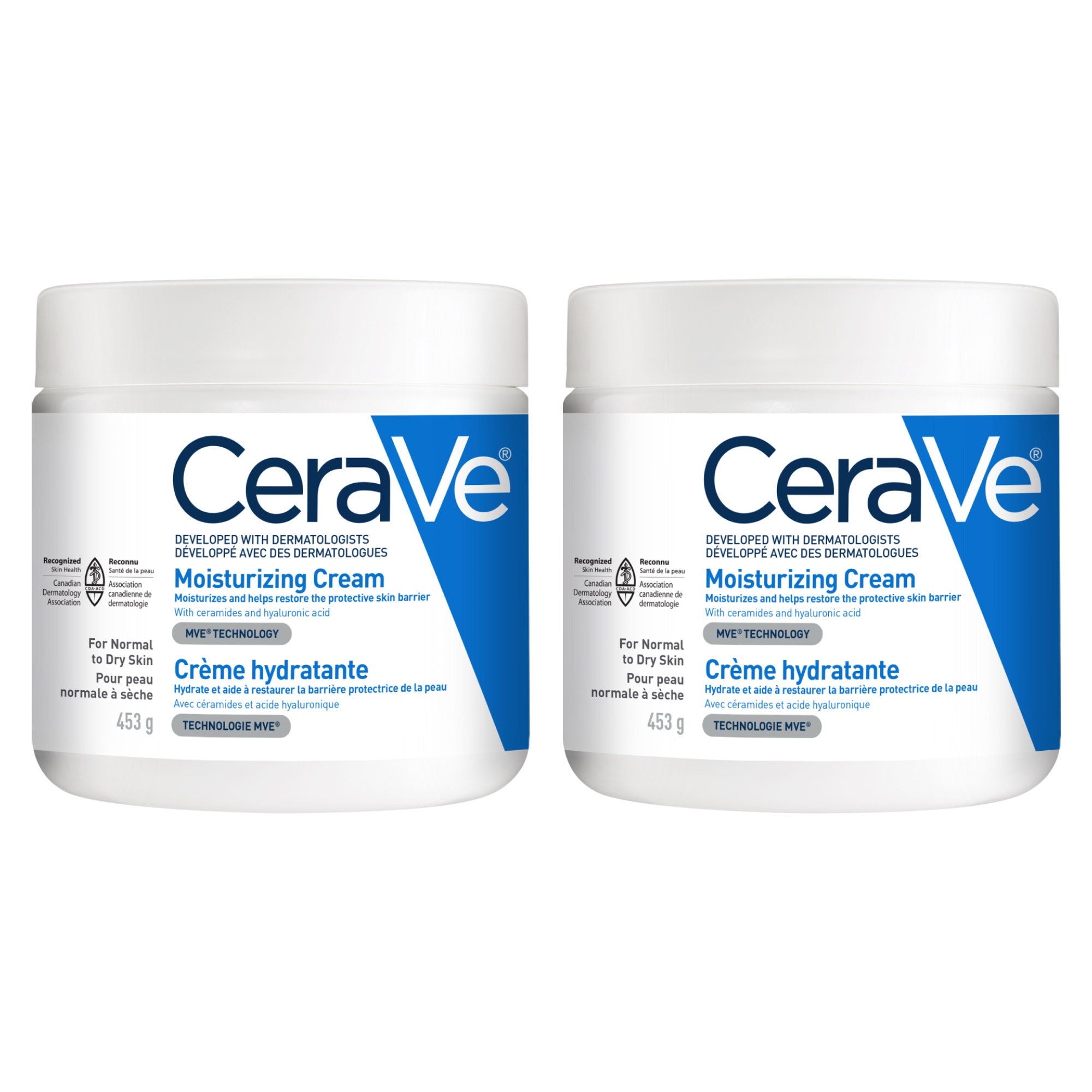 CeraVe 長效保濕修護霜 (453g x 2罐) 產品圖片 3