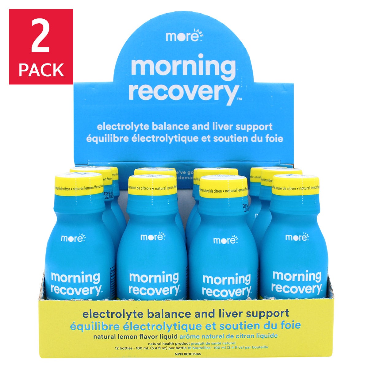 more LABS Morning Recovery 電解質 + 護肝飲品 (100mL x 24樽) 產品圖片 1