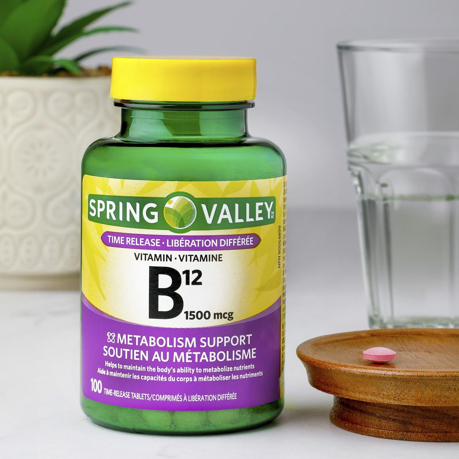 Spring Valley 維他命B12 1500mcg 緩釋片 (100片) 產品圖片 4
