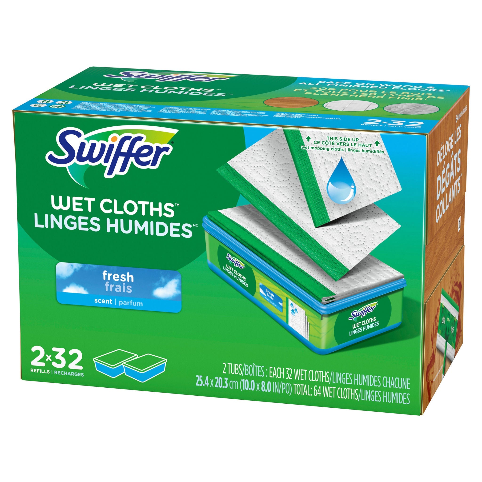 Swiffer 濕式拖地抹布補充裝 (64count) 產品圖片4