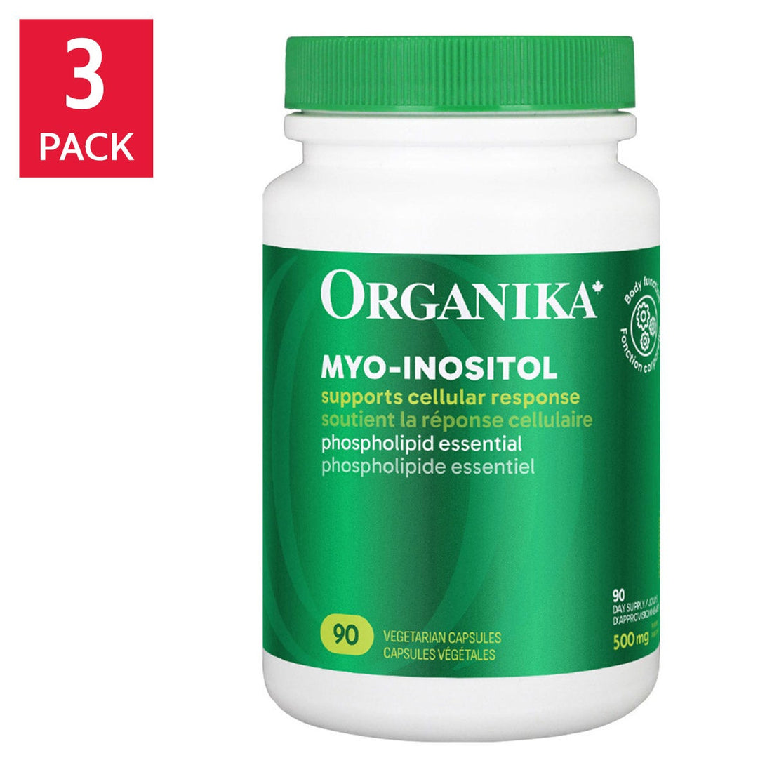 Organika 肌醇 Myo-Inositol 500mg 評測 - 香港多囊卵巢備孕調經營養品推薦
