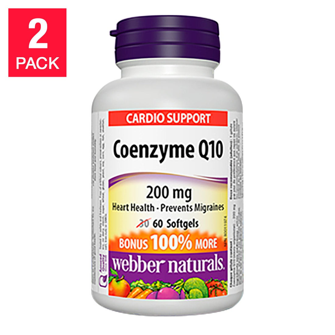 Webber Naturals 輔酶Q10 200mg 軟膠囊評測 - 香港心臟保健他汀藥物疲勞Q10推薦