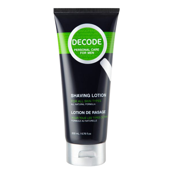 Hush Brands Decode Personal Care For Men All 天然 Shaving Lotion｜200ml 主產品圖