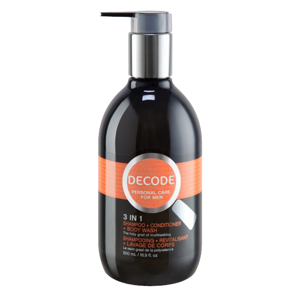 Hush Brands Decode Personal Care For Men 3｜in｜1 洗頭水, 護髮素 & 沐浴露｜500ml 主產品圖