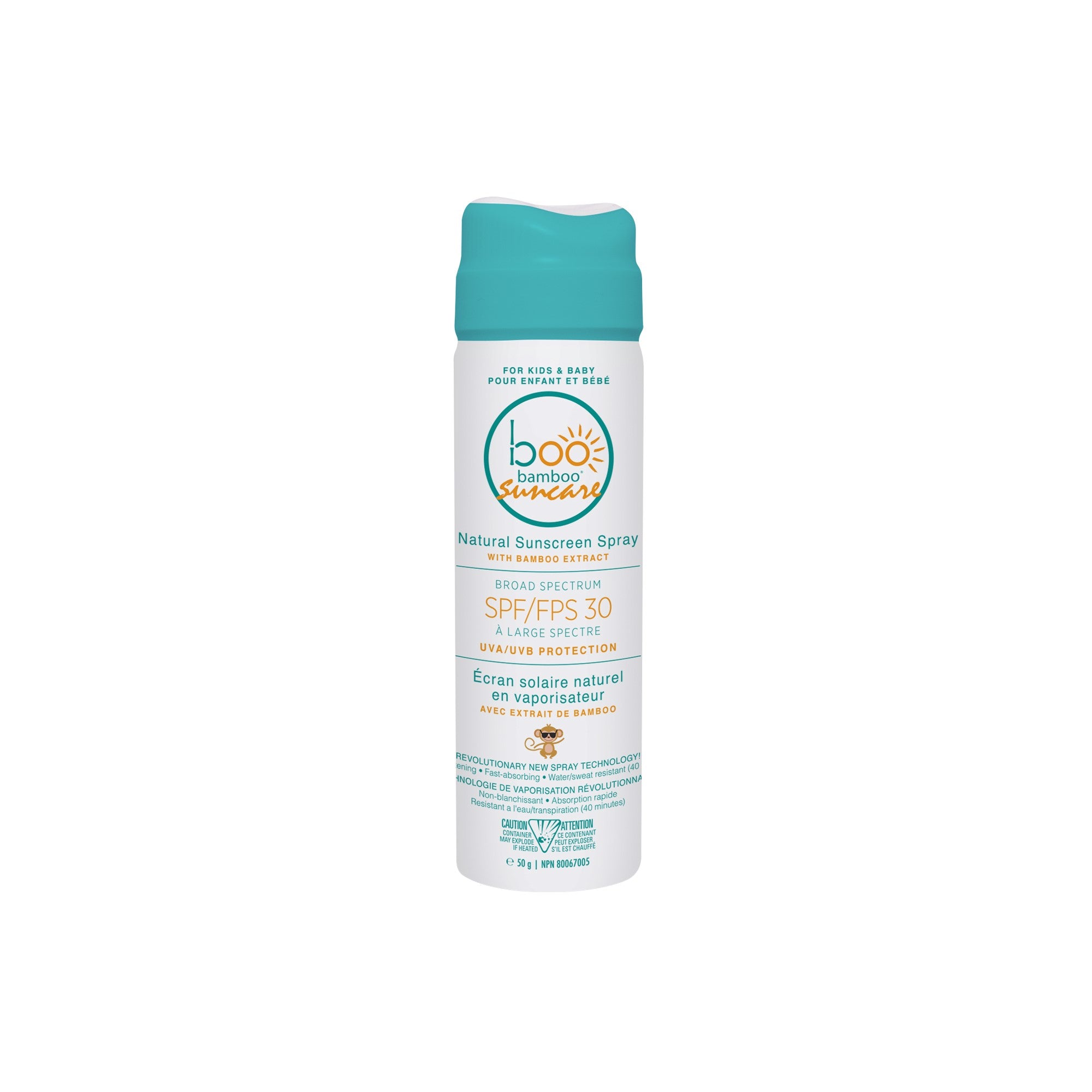 Hush Brands Baby Boo SPF 30 天然 礦物 防曬噴霧 50g Mini 主產品圖