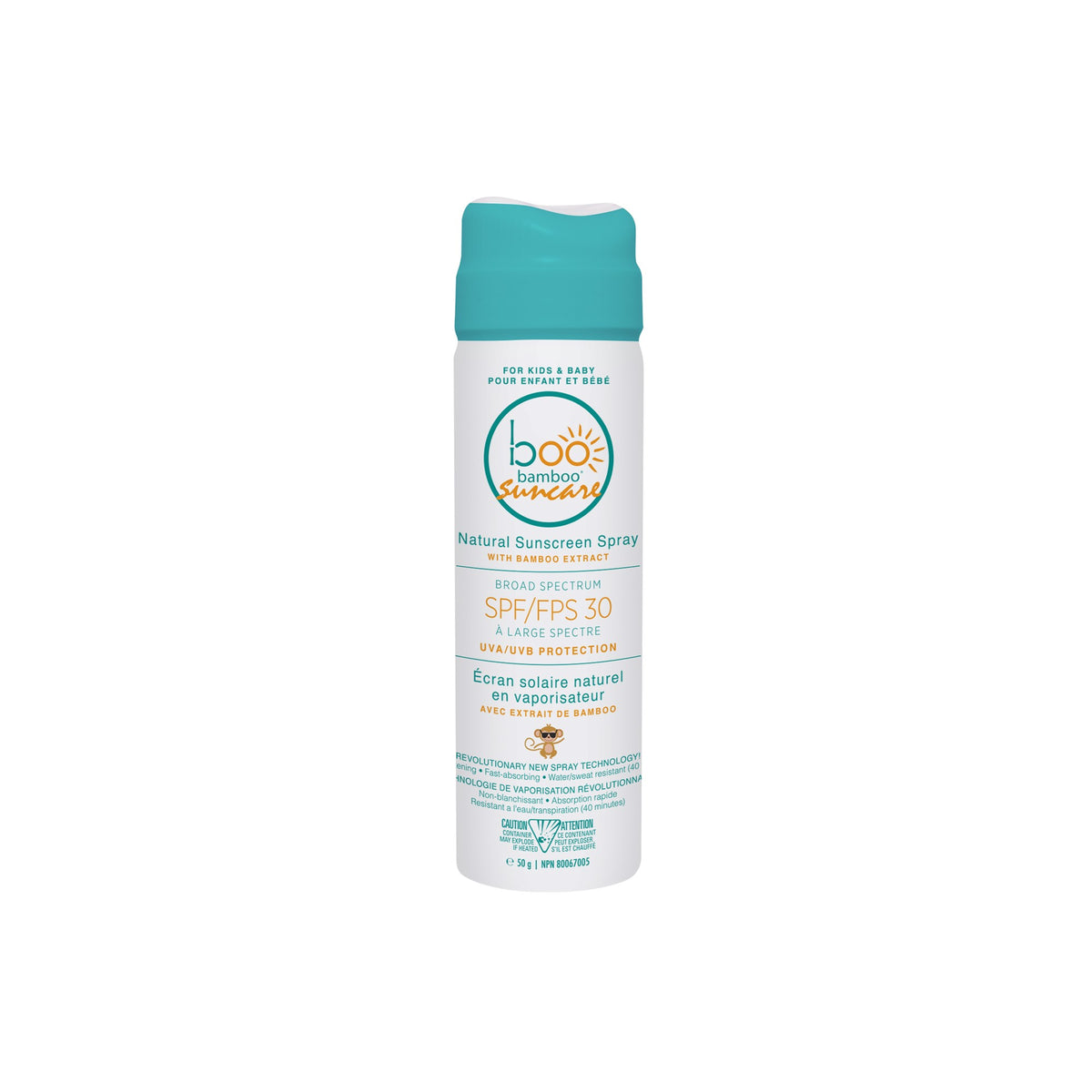 Hush Brands Baby Boo SPF 30 天然 礦物 防曬噴霧 50g Mini 主產品圖