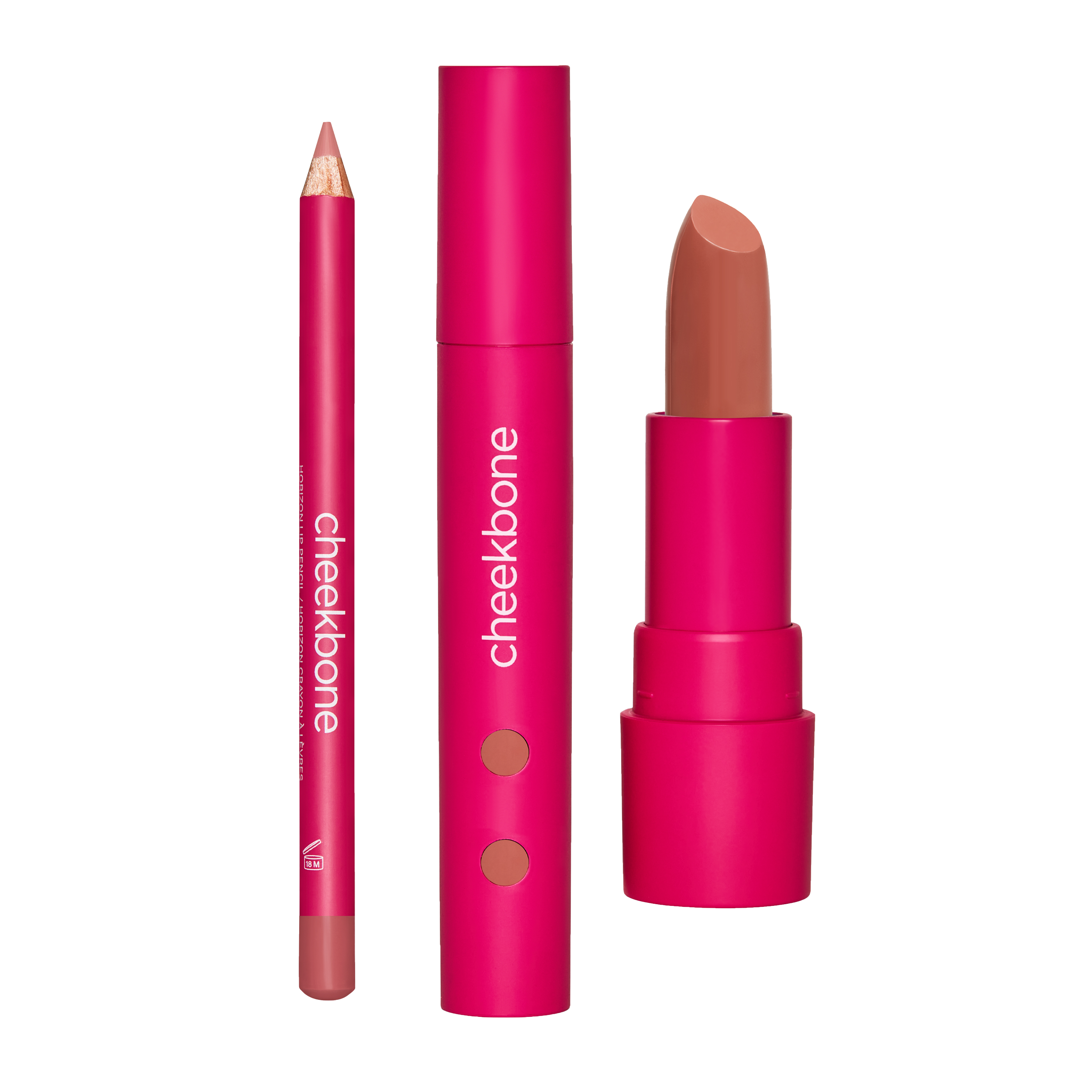 Cheekbone Beauty Nude Lip 套裝 主產品圖