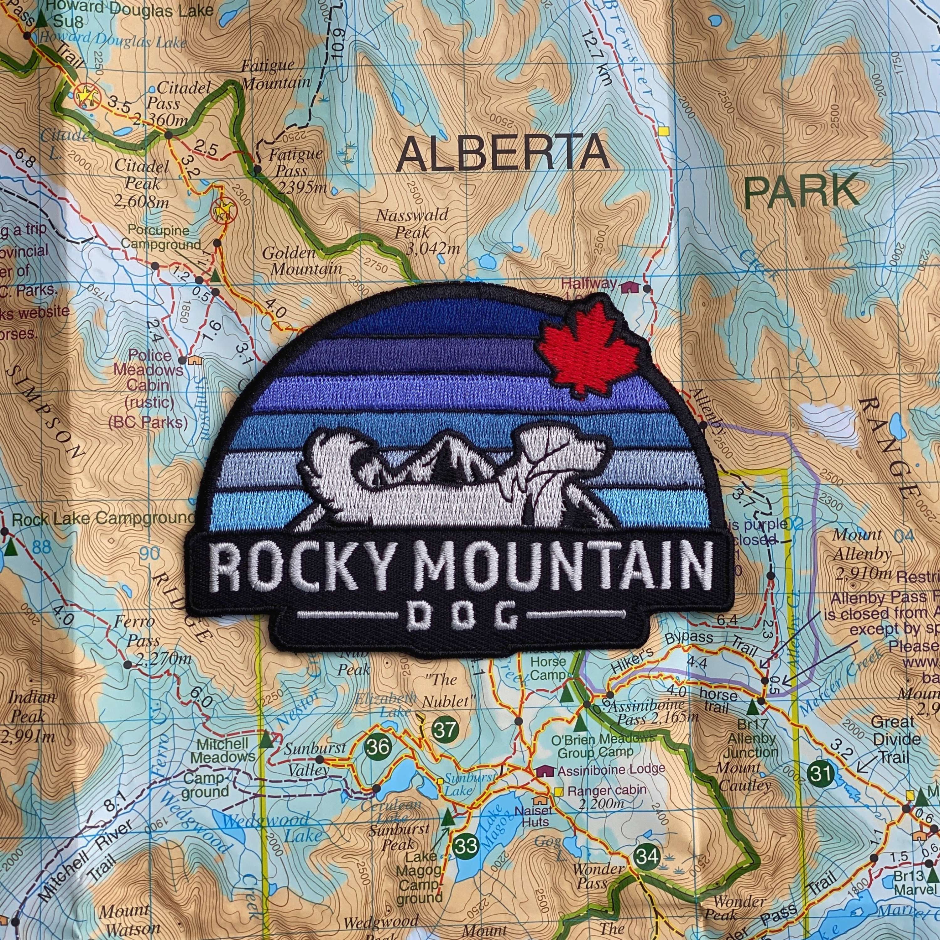 Rocky Mountain Dog Rocky Mountain Dog 布章 主產品圖