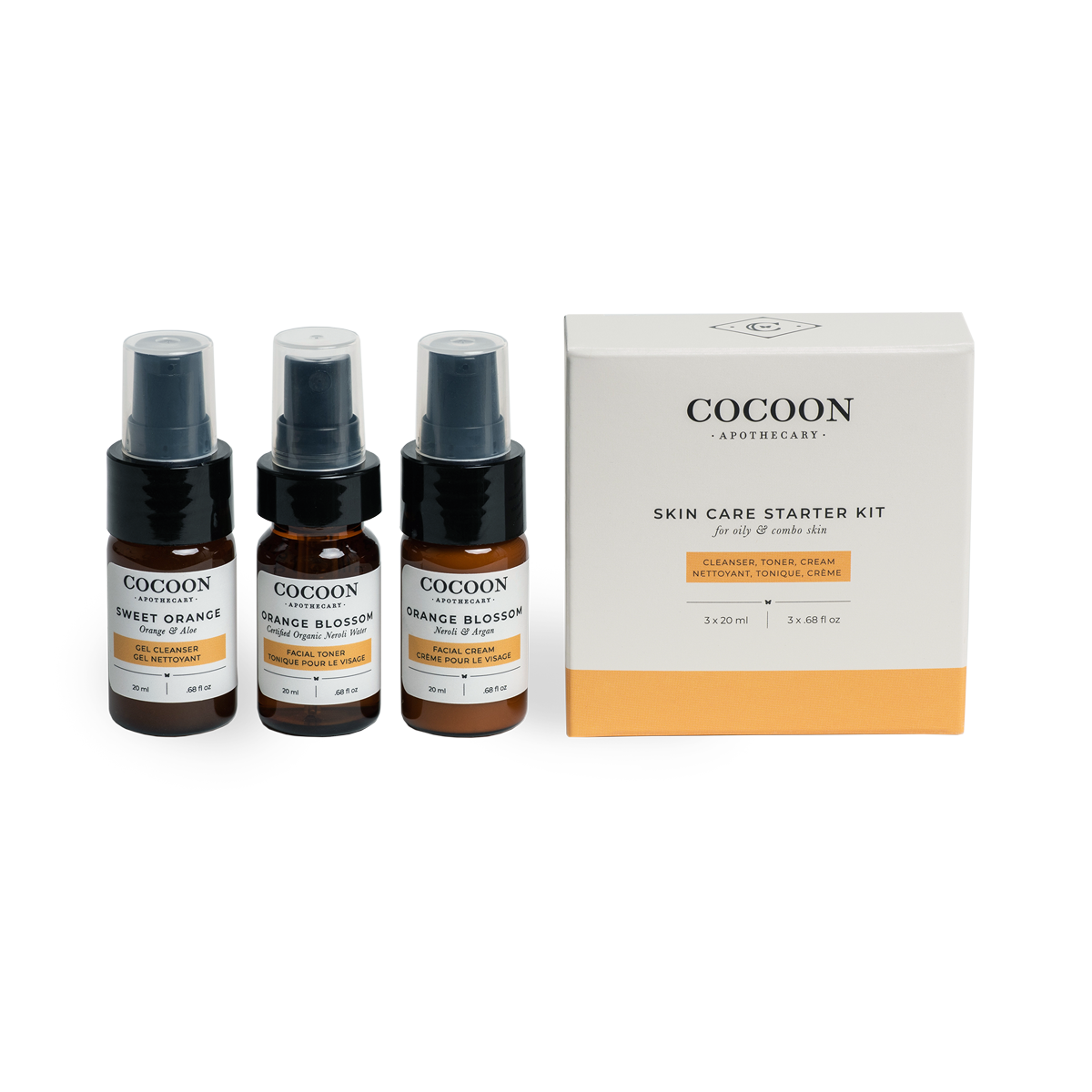 Cocoon Apothecary Skin Care 入門套裝 for Oily Skin 主產品圖