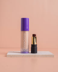 Cheekbone Beauty Illuminating Primer Gel & Hydrating 潤唇膏 Set｜Dewy 兩件套裝 in Golden Light 主產品圖