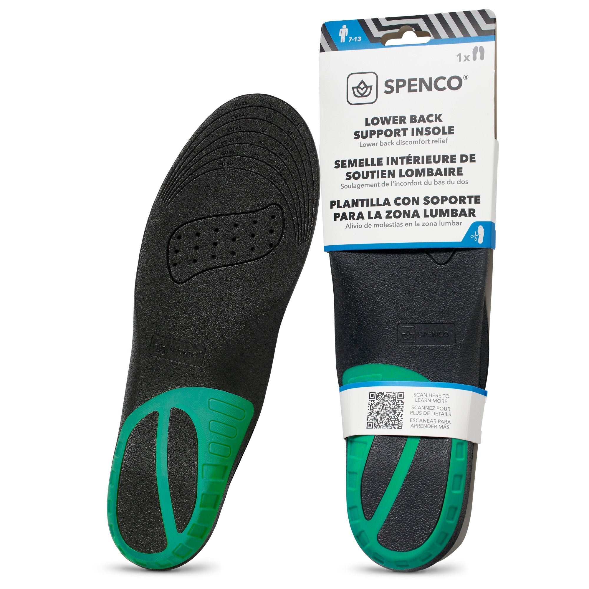 Spenco Lower Back Support Insole Trim-to-Fit 鞋墊 產品圖片 1