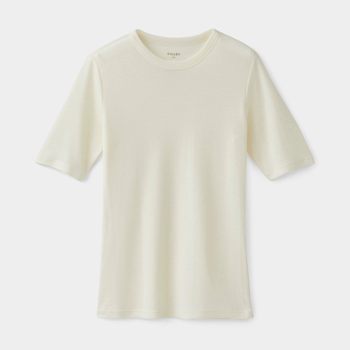 Tilley 美麗諾羊毛 Rib Fitted T 恤 主產品圖