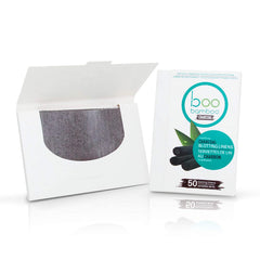 Hush Brands Boo 竹纖維 Mattifying Charcoal Blotting Linens｜50ct 主產品圖