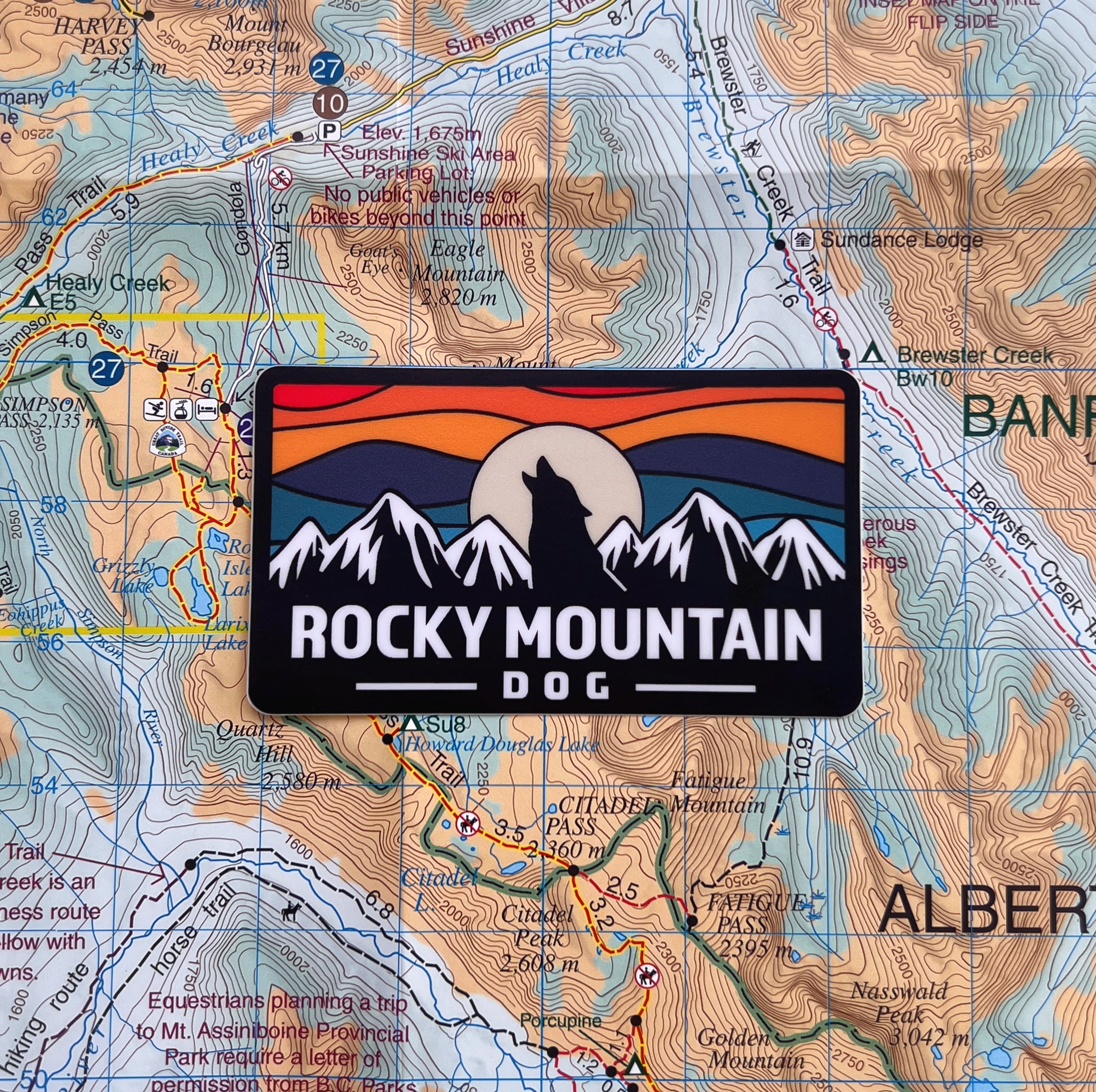 Rocky Mountain Dog RMD Wolf moon 貼紙 主產品圖