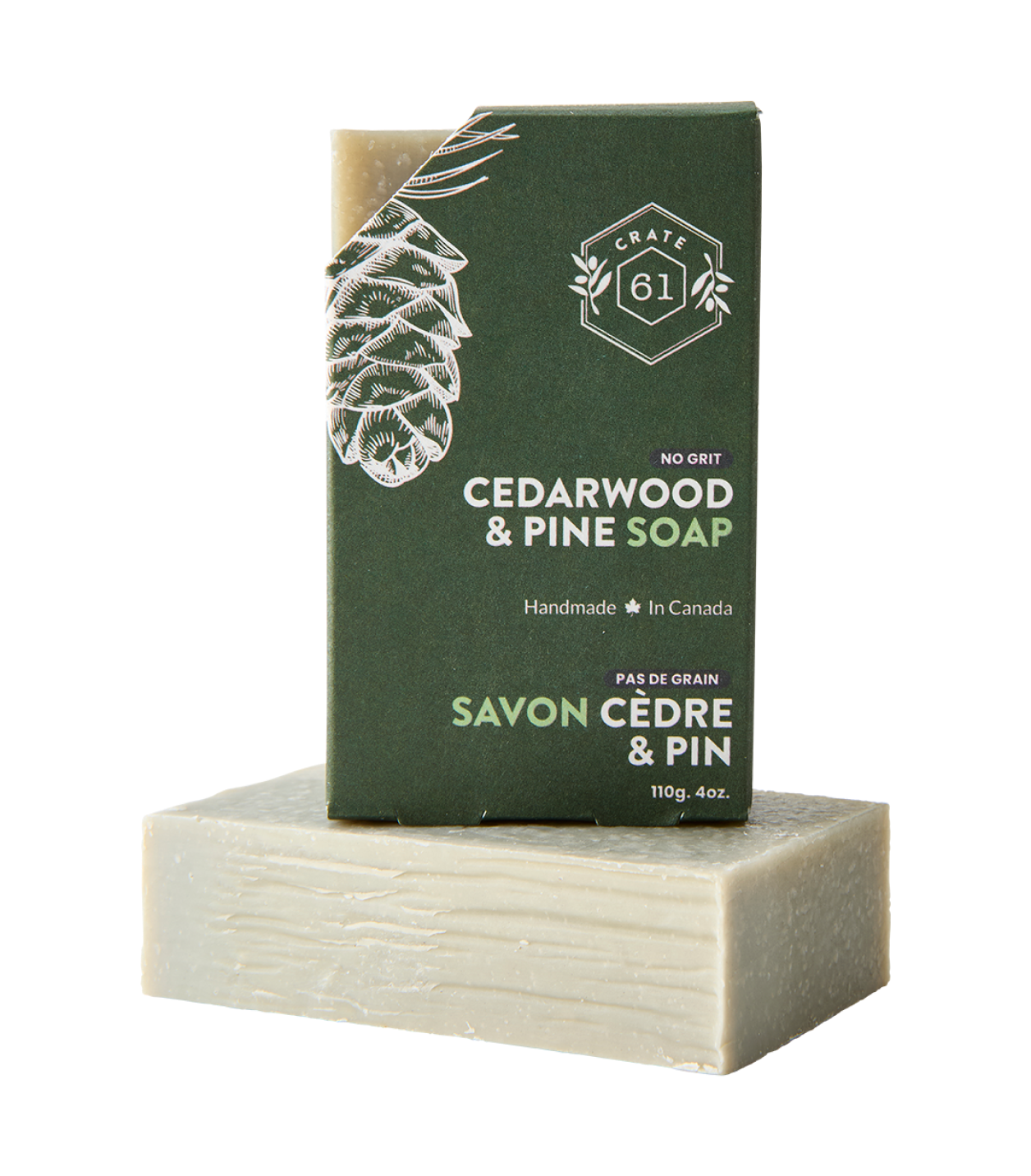 Crate 61 Organics Cedarwood & Pine 手工皂 主產品圖