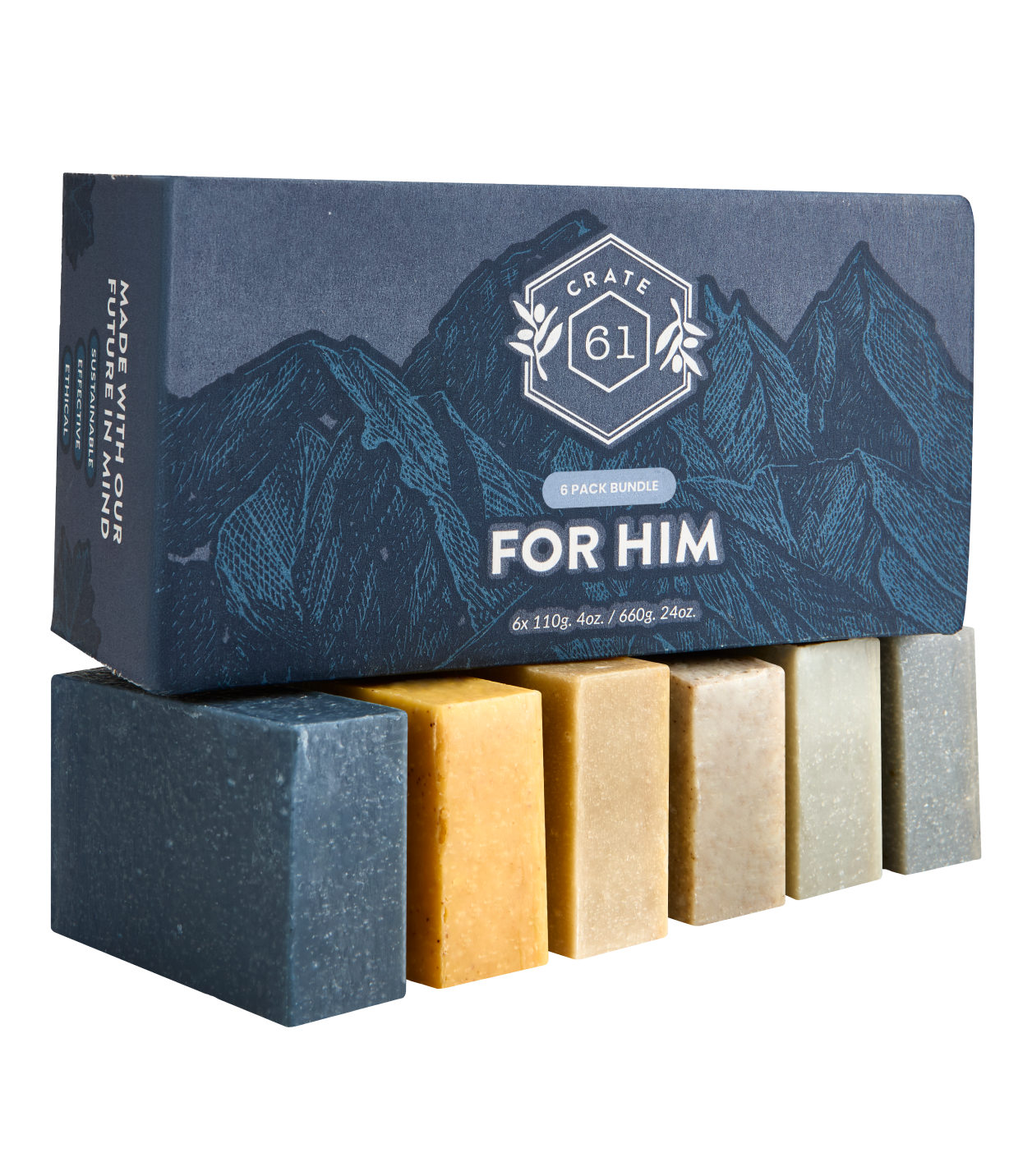 Crate 61 Organics For Him 手工皂 套裝 主產品圖
