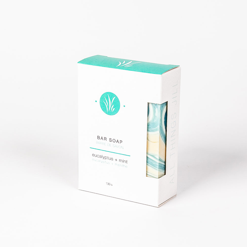 尤加利＋薄荷 手工皂 正面產品圖