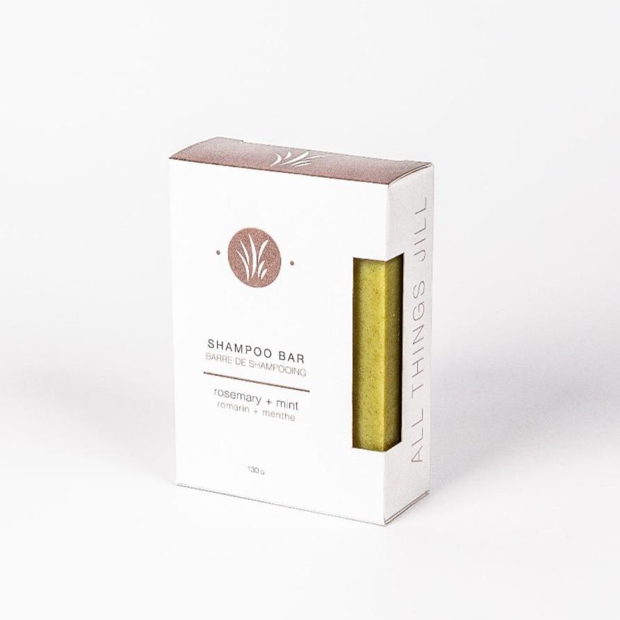迷迭香＋薄荷 洗髮皂 正面產品圖
