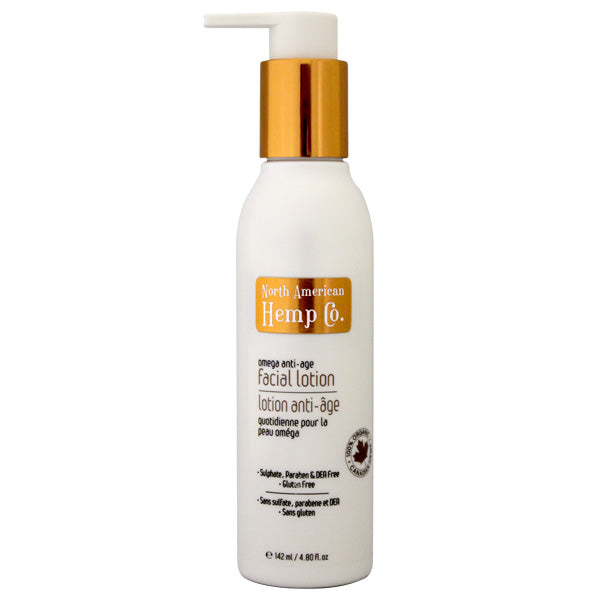 Hush Brands North American Hemp Co. Omega Anti｜Aging Facial Lotion｜142ml 護膚及個人護理用品 主產品圖
