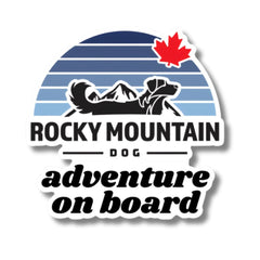 Rocky Mountain Dog RMD Adventure on Board Bumper 貼紙 主產品圖