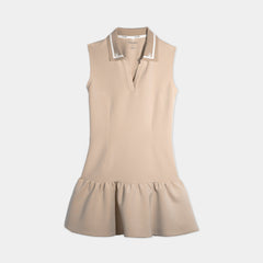 Tilley Contrast Collar Ruffle 連身裙 主產品圖