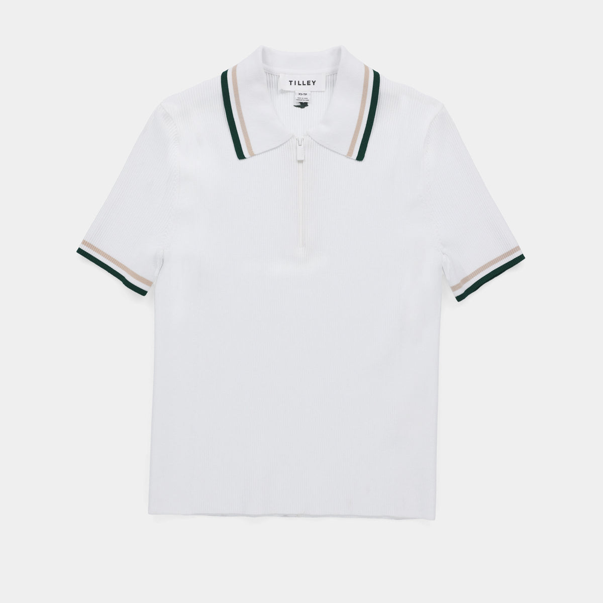 Tilley Stripe Zip Polo 恤 主產品圖