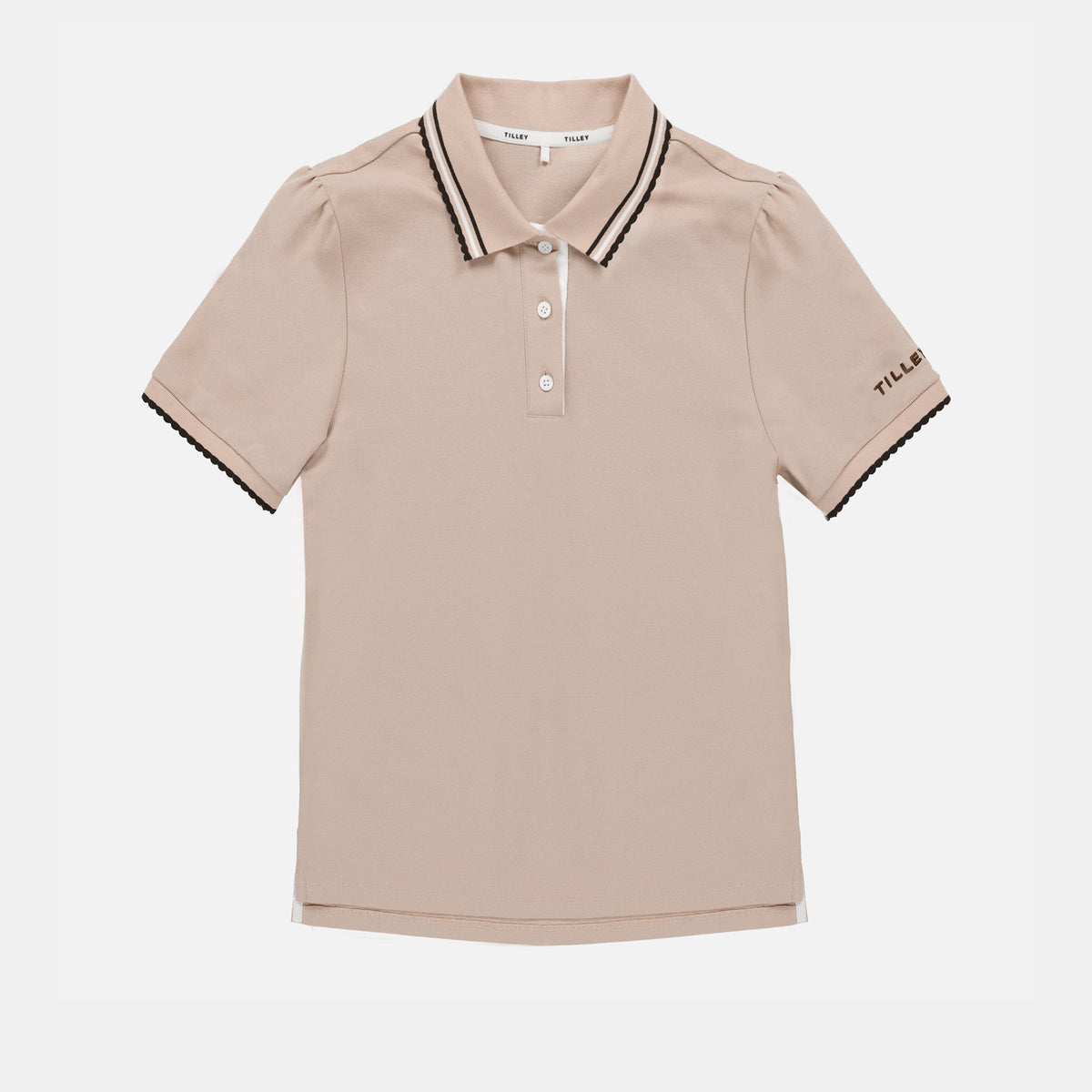 Tilley Preppy Pique Puff Sleeve Polo 恤 主產品圖