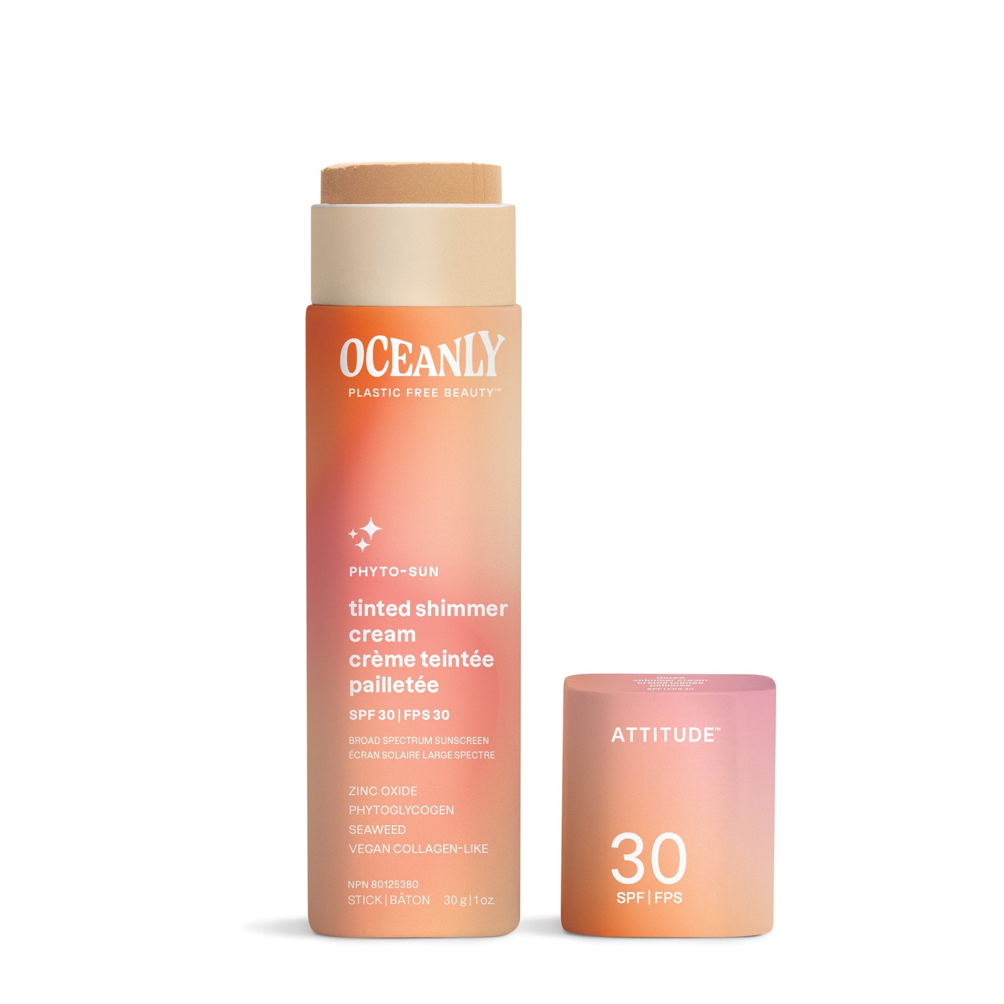ATTITUDE Tinted Shimmer Cream｜SPF 30｜防曬及曬後護理 主產品圖