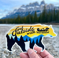Rocky Mountain Dog Get Outside Bear 貼紙 主產品圖
