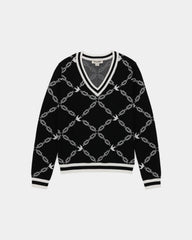 Tilley Birdie Links V 領 Jacquard 毛衣 主產品圖