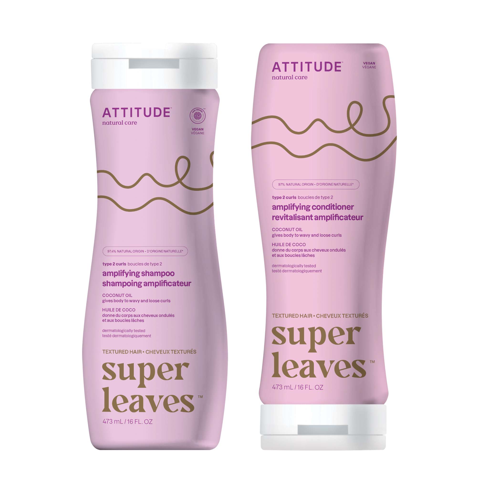 ATTITUDE Amplifying Hair 雙件裝｜Curly Hair 主產品圖