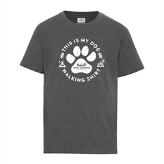 Rocky Mountain Dog Grey Men's Dog Walking T｜Shirt 狗狗用品 主產品圖