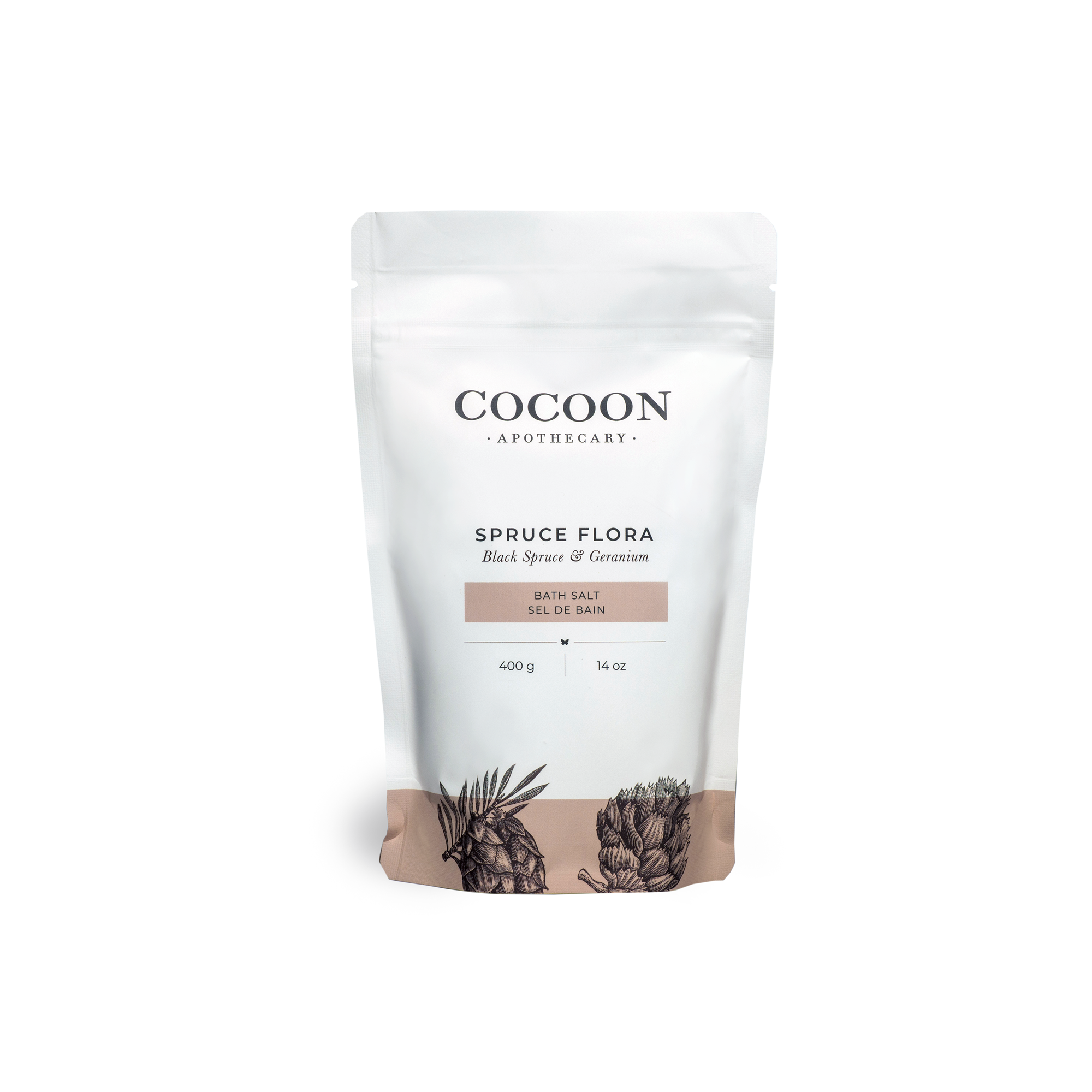 Cocoon Apothecary Spruce Flora 浴鹽s 主產品圖