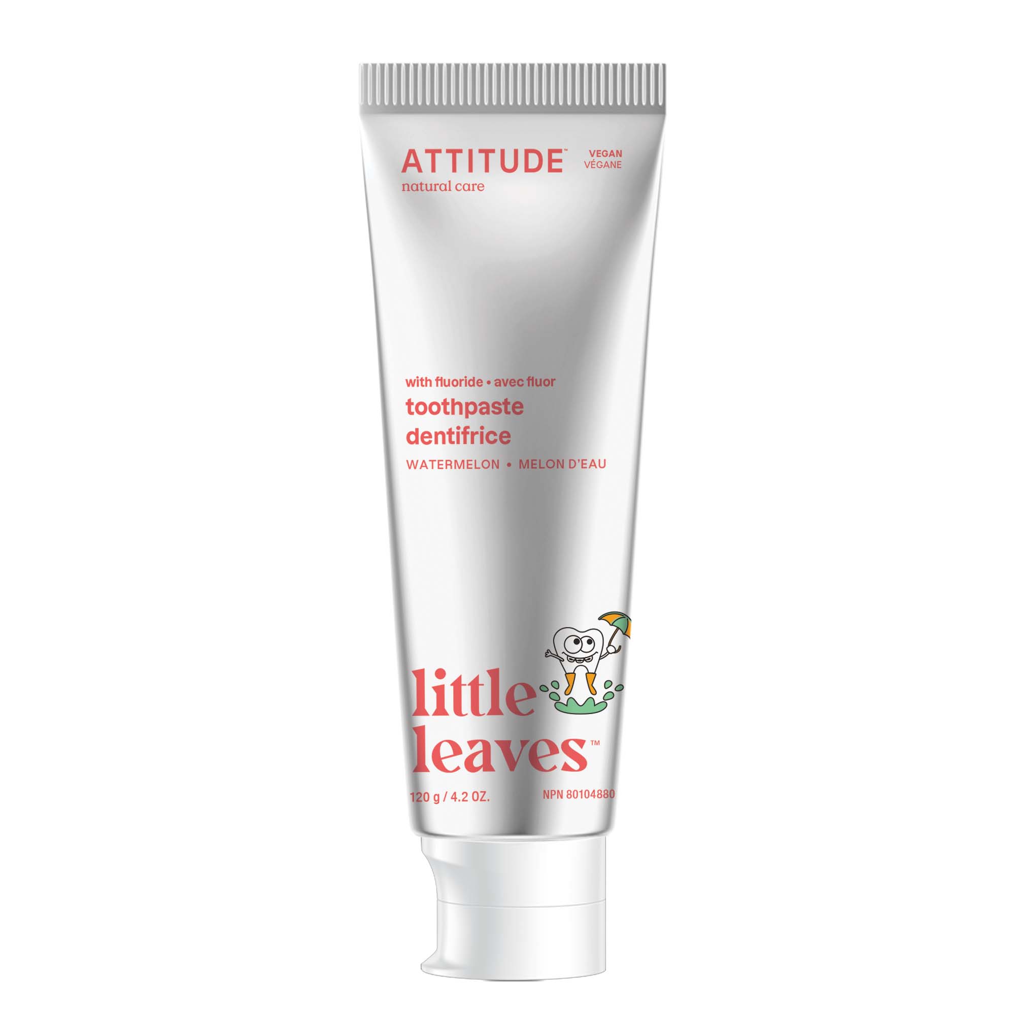 ATTITUDE Kids Fluoride 牙膏 主產品圖