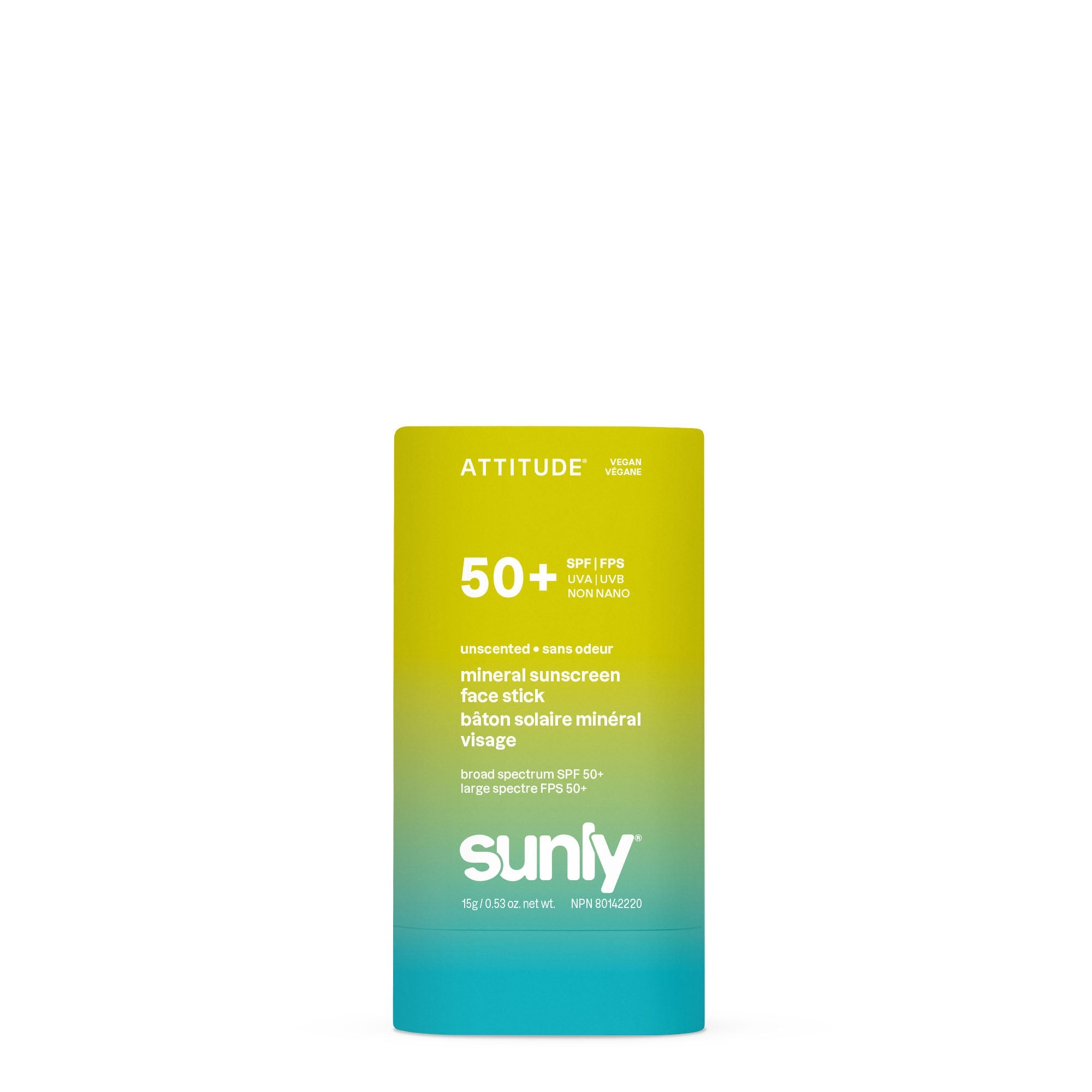 ATTITUDE Face 礦物 Sunscreen Stick｜SPF 50 主產品圖