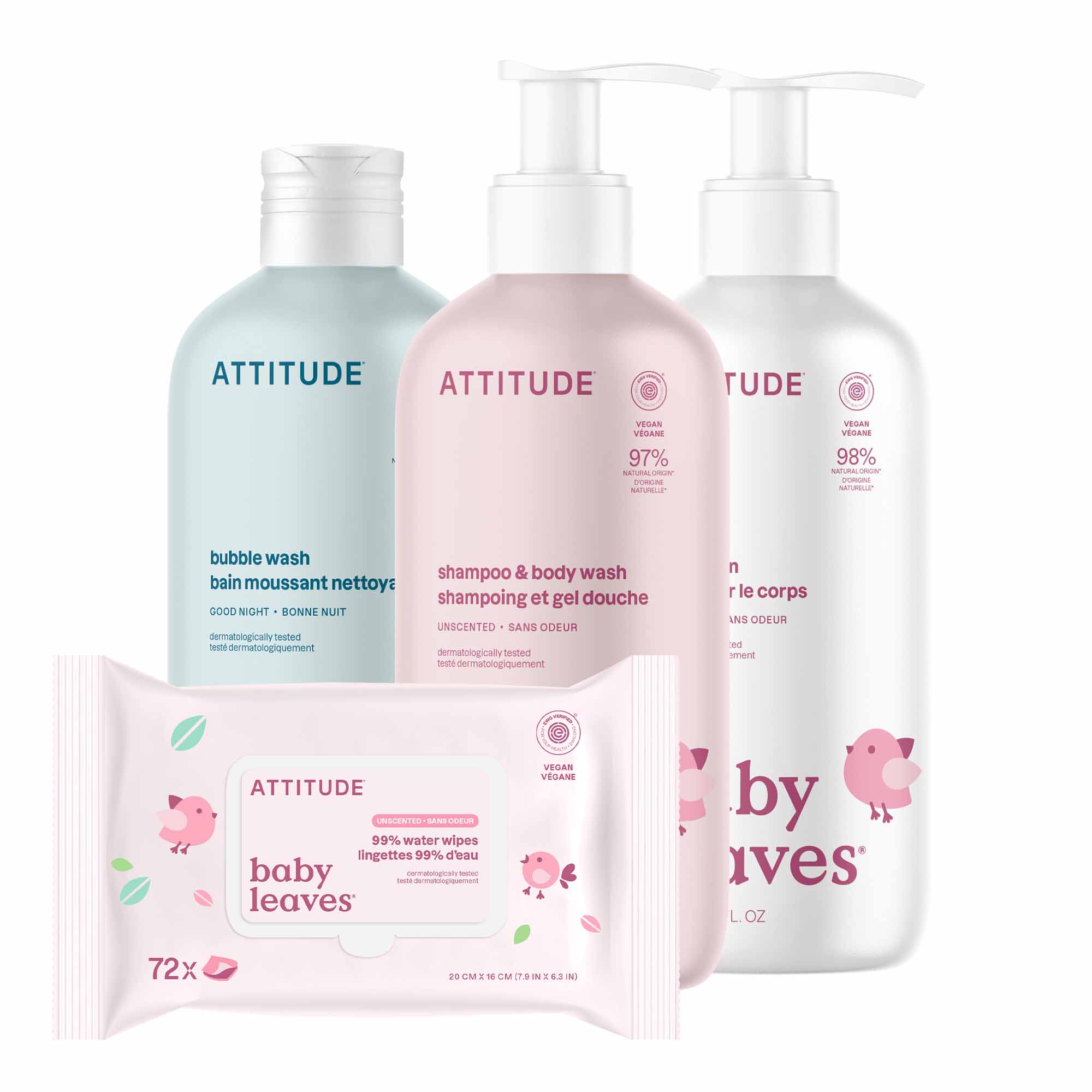 ATTITUDE Newborn Bath & Care Kit｜沐浴用品 主產品圖