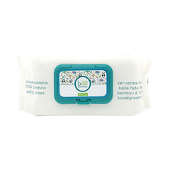 Hush Brands Baby Boo 竹纖維 Biodegradable 100% 竹纖維 嬰兒濕紙巾｜80ct 主產品圖