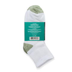 Hush Brands BOO 竹纖維 RAYON & 竹纖維 MEN’S 短襪｜WHITE 3PACK 產品細節圖 2
