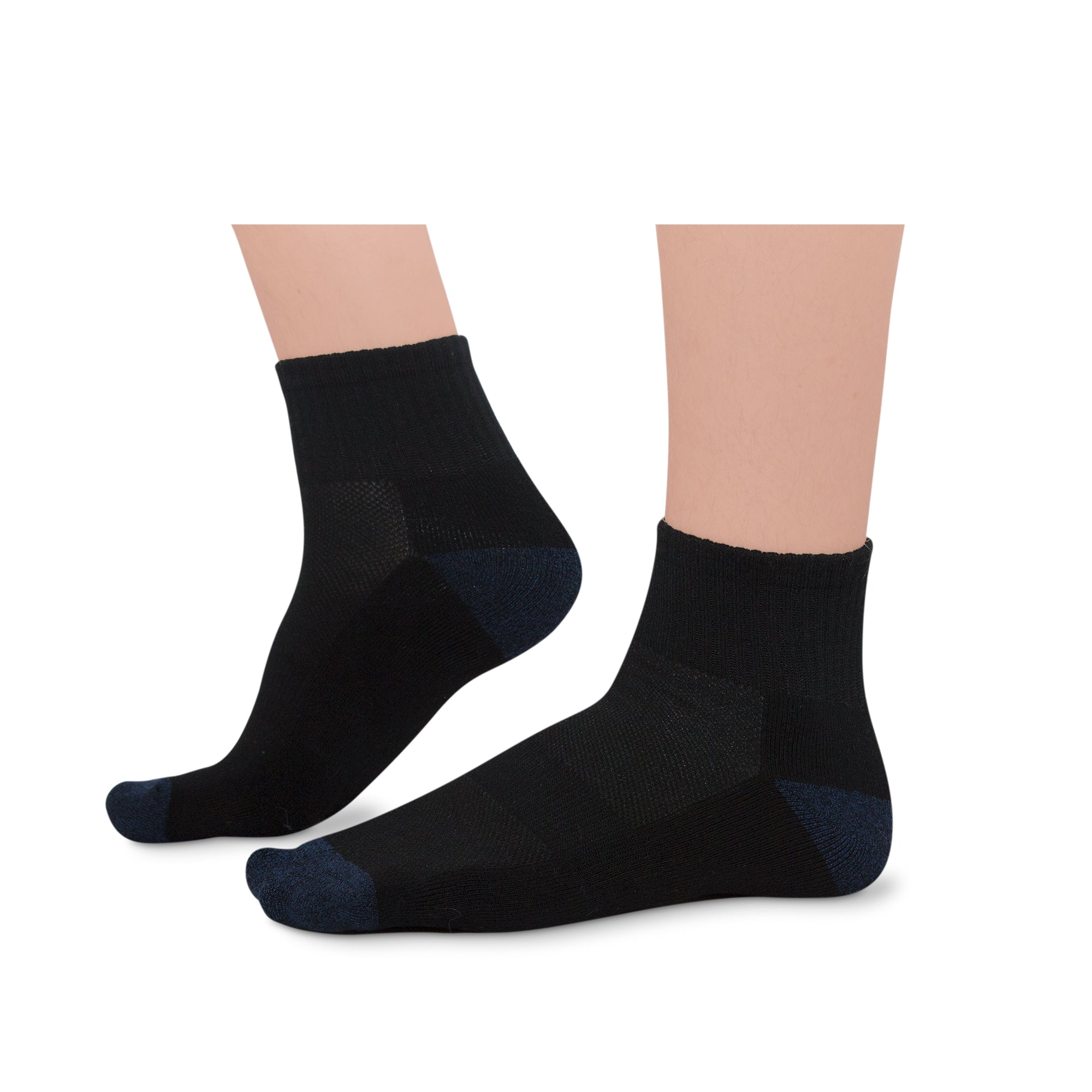Hush Brands BOO 竹纖維 RAYON & 竹纖維 MEN’S 短襪｜BLACK 3PACK 產品細節圖 2