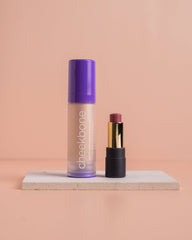 Cheekbone Beauty Illuminating Primer Gel & Hydrating 潤唇膏 Set｜Dewy 兩件套裝 in Golden Light 產品細節圖 2