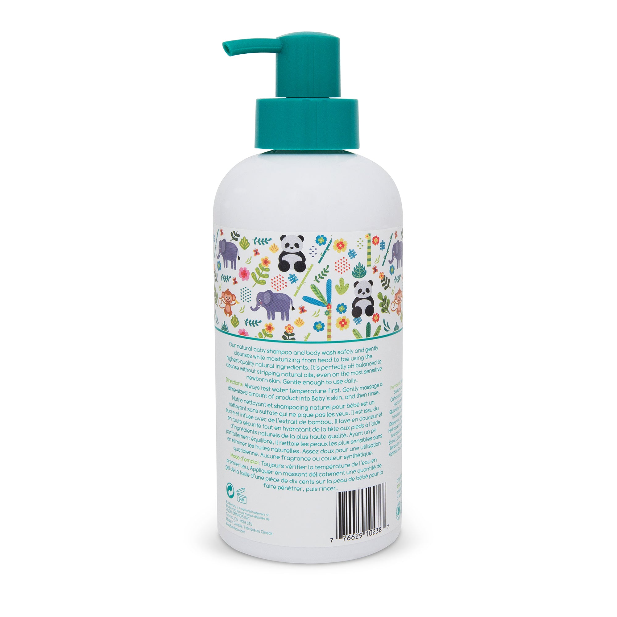 Hush Brands Baby Boo 竹纖維 天然 Baby 洗頭沐浴露 無香｜600ml 產品細節圖 2