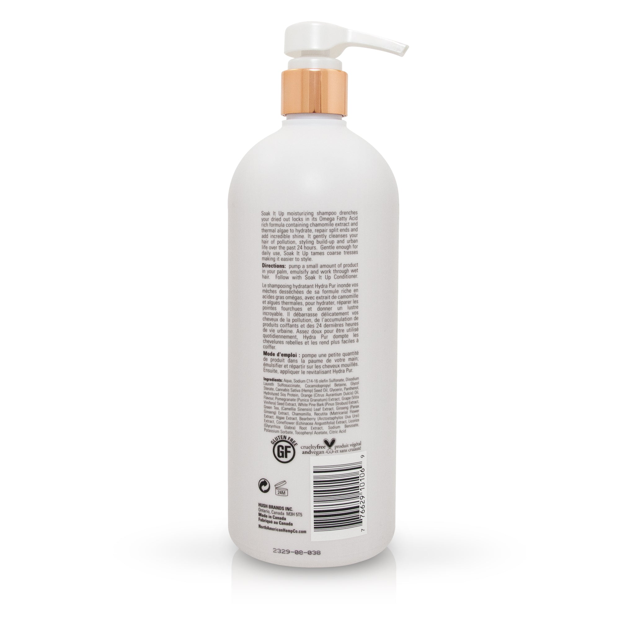 Hush Brands North American Hemp Co. Soak It Up｜保濕 洗頭水｜1L 產品細節圖 2