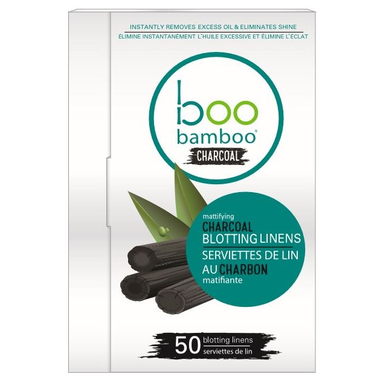 Hush Brands Boo 竹纖維 Mattifying Charcoal Blotting Linens｜50ct 產品細節圖 2