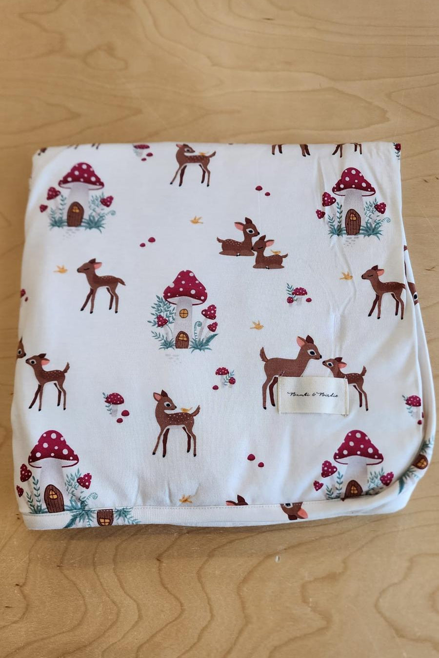 Bambi & Birdie 1 TOG 嬰幼兒竹纖維被 Bambi 小鹿圖案｜產品及細節圖片 2