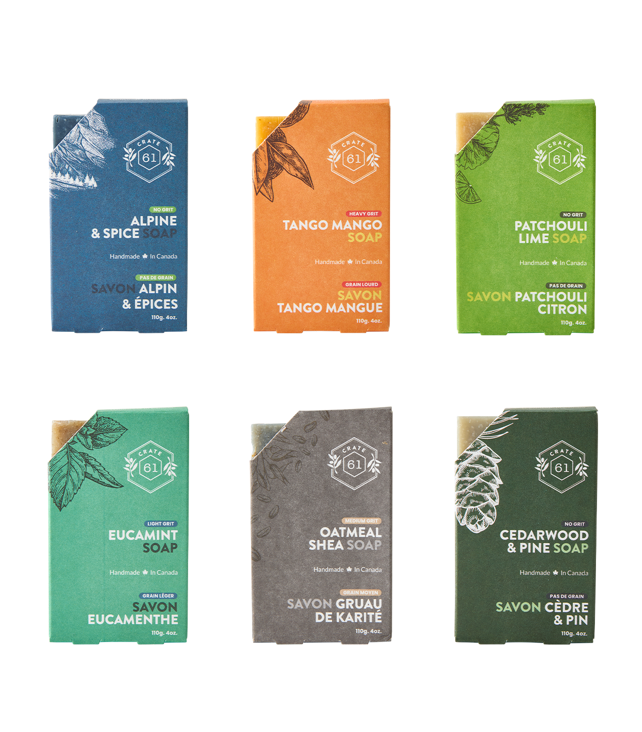 Crate 61 Organics For Him 手工皂 套裝 產品細節圖 2