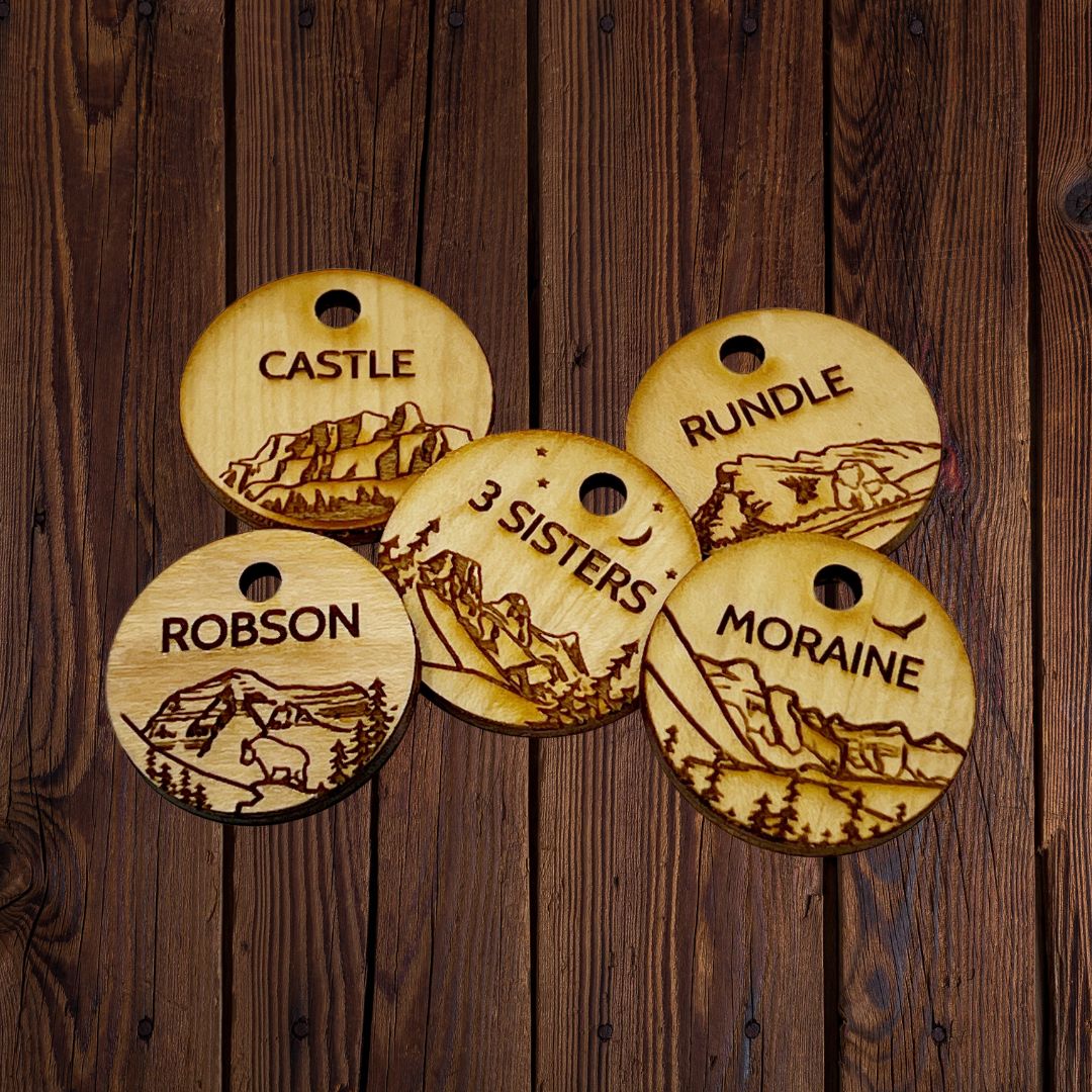 Rocky Mountain Dog Personalized Wooden Dog 寵物名牌 產品細節圖 2